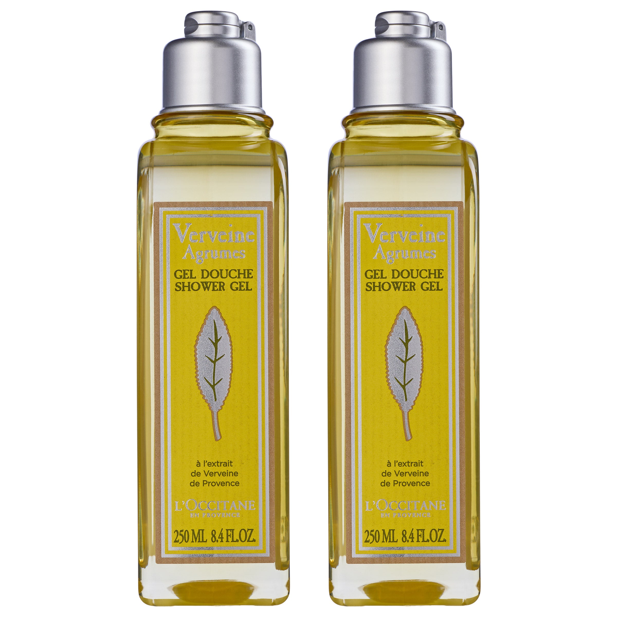 L'Occitane Verveine Agrumes Perfumed Shower Gel, 8.4 fl oz, 2-pack
