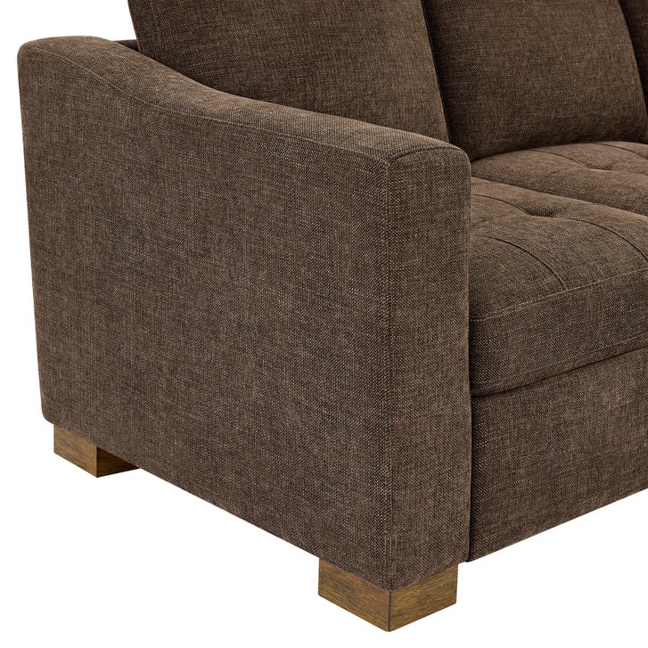 Thomasville Ellsford 2-piece Fabric Sectional, Brown | Costco