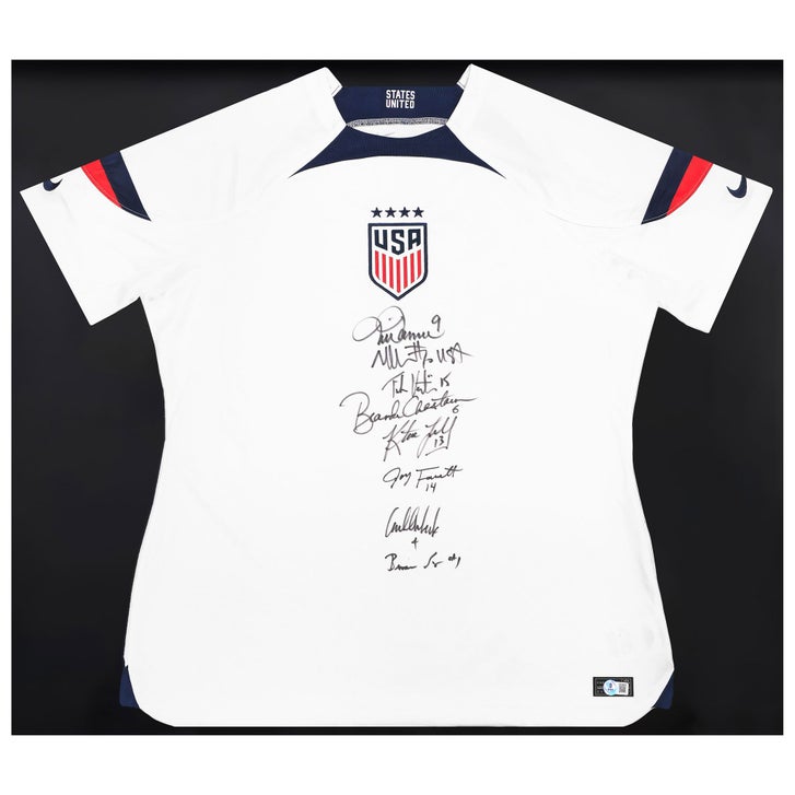 1999 World Cup Champion Team USA Women's Soccer Team Autographed Framed ...