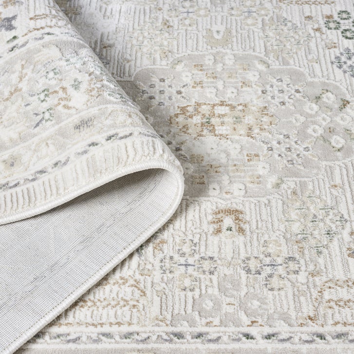 Town & Country Living Anemone Area Rug, Neutral Ivory, 5'3” x 7