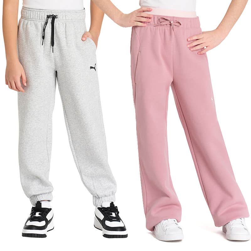 Puma kids fleece bottoms