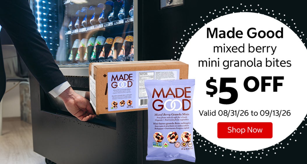 Made Good mixed berry mini granola bites $5 OFF Valid 08/31/26 to 09/13/26 Shop Now 