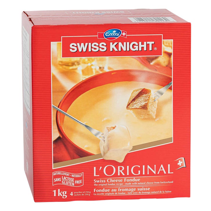Swiss Knight Original Swiss Cheese Fondue, 4 × 250 g | Costco