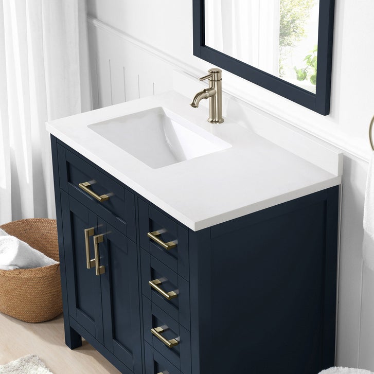 OVE Decors Lakeview Bath Vanity in Blue | Costco
