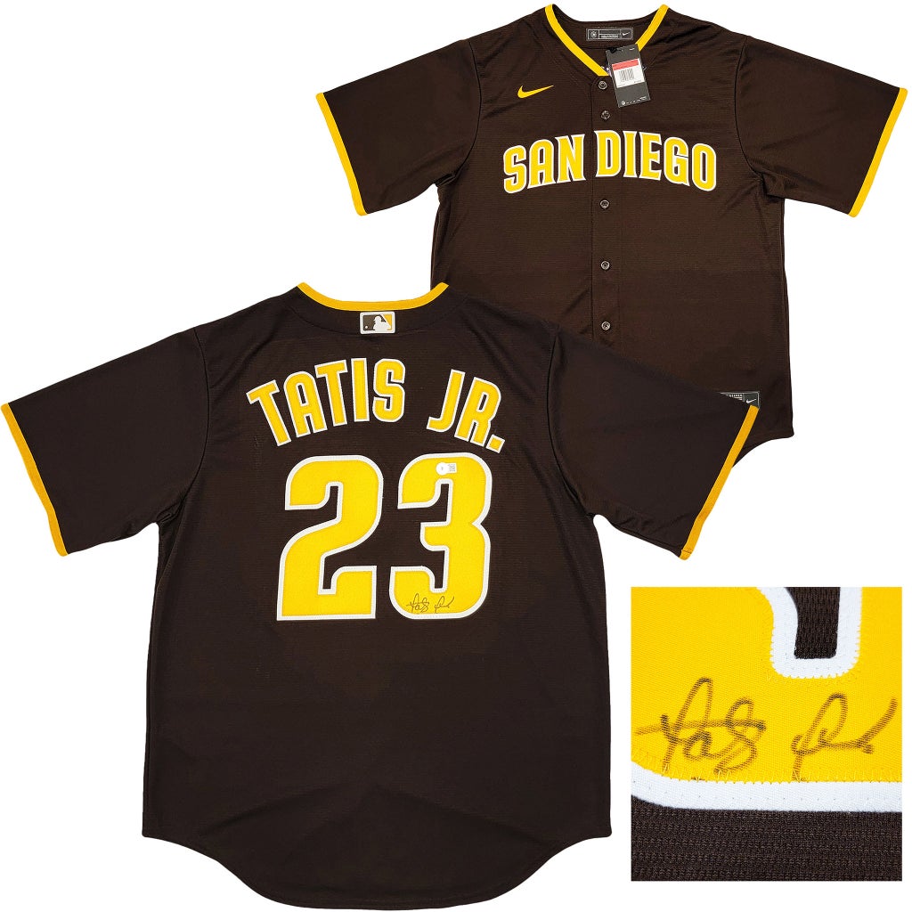 Fernando Tatis Jr. Autographed San Diego Padres Brown Nike Jersey