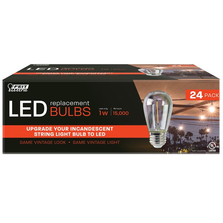 Feit Electric LED Replacement String Light Bulbs, 24-pack | Costco