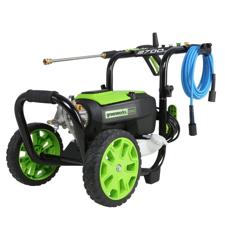 Green Works 2700 PSI Electric High-Pressure Washer with UberFlex