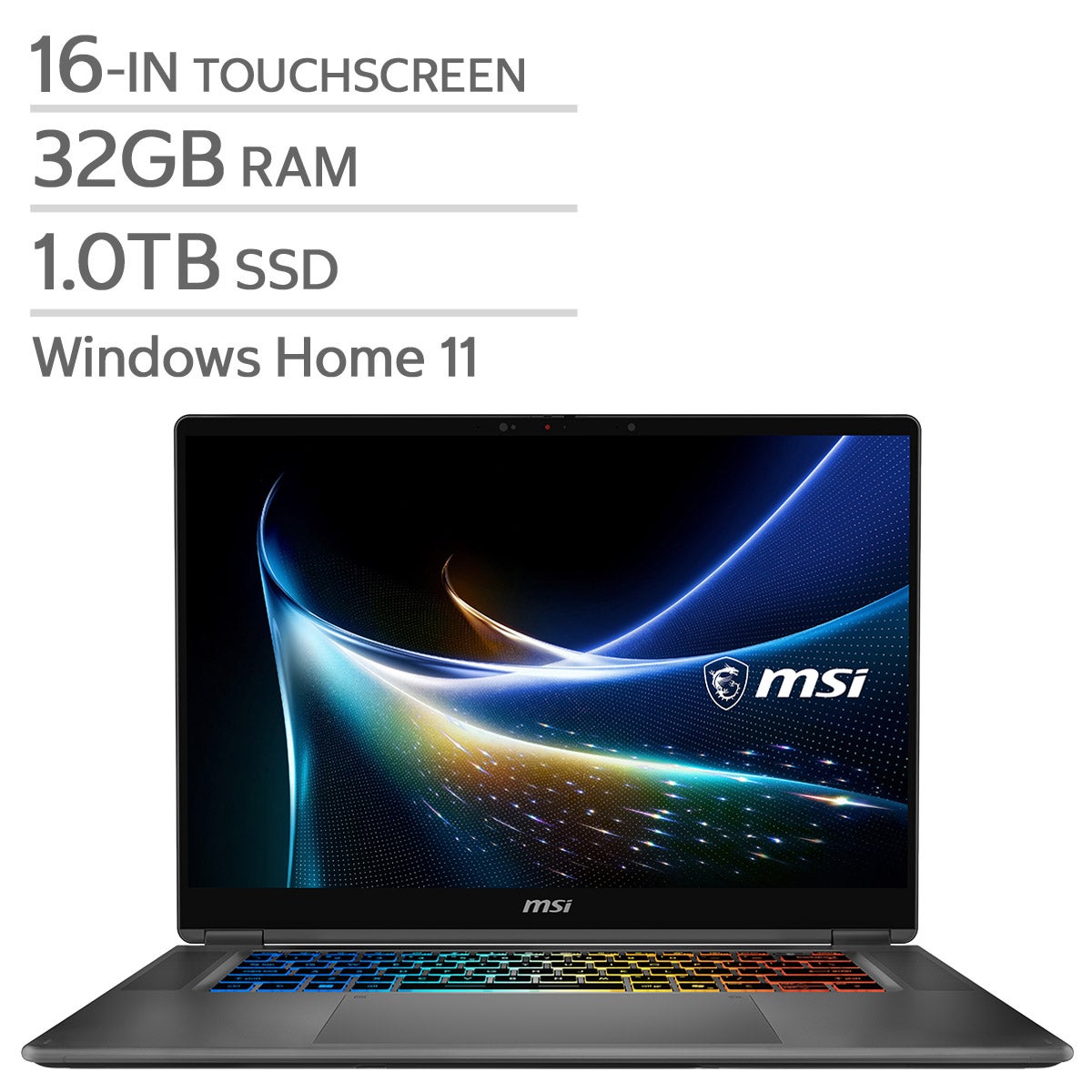 MSI Prestige N16 AI+ OLED 16-in 2-in-1 Touchscreen Laptop, NVIDIA