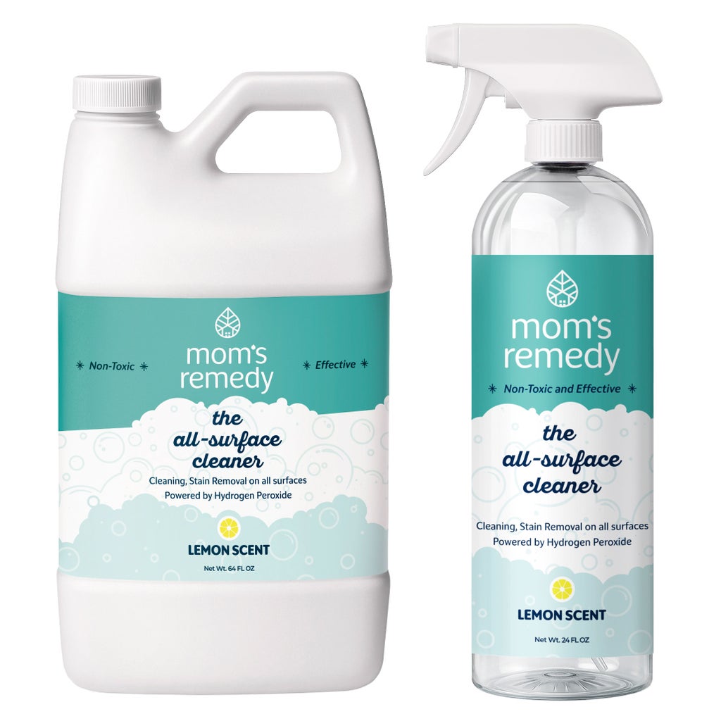 MomRemedy Hydrogen Peroxide Based Cleaner & Stain Remover, Lemon