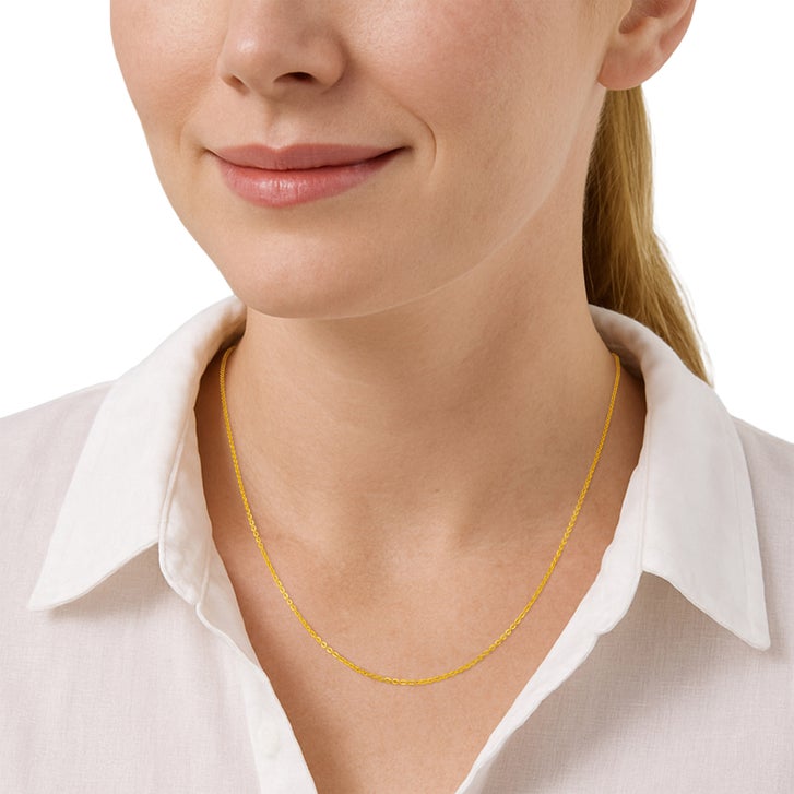 24kt Yellow Gold Cable Chain | Costco