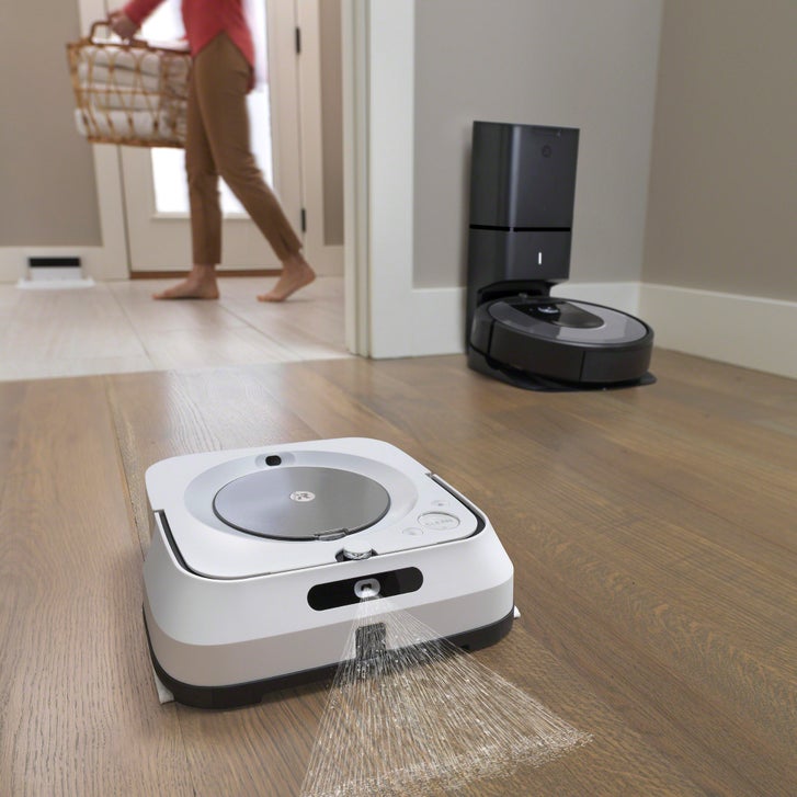 iRobot Braava Jet m6CB Robot Mop That Teams With Roomba Robot