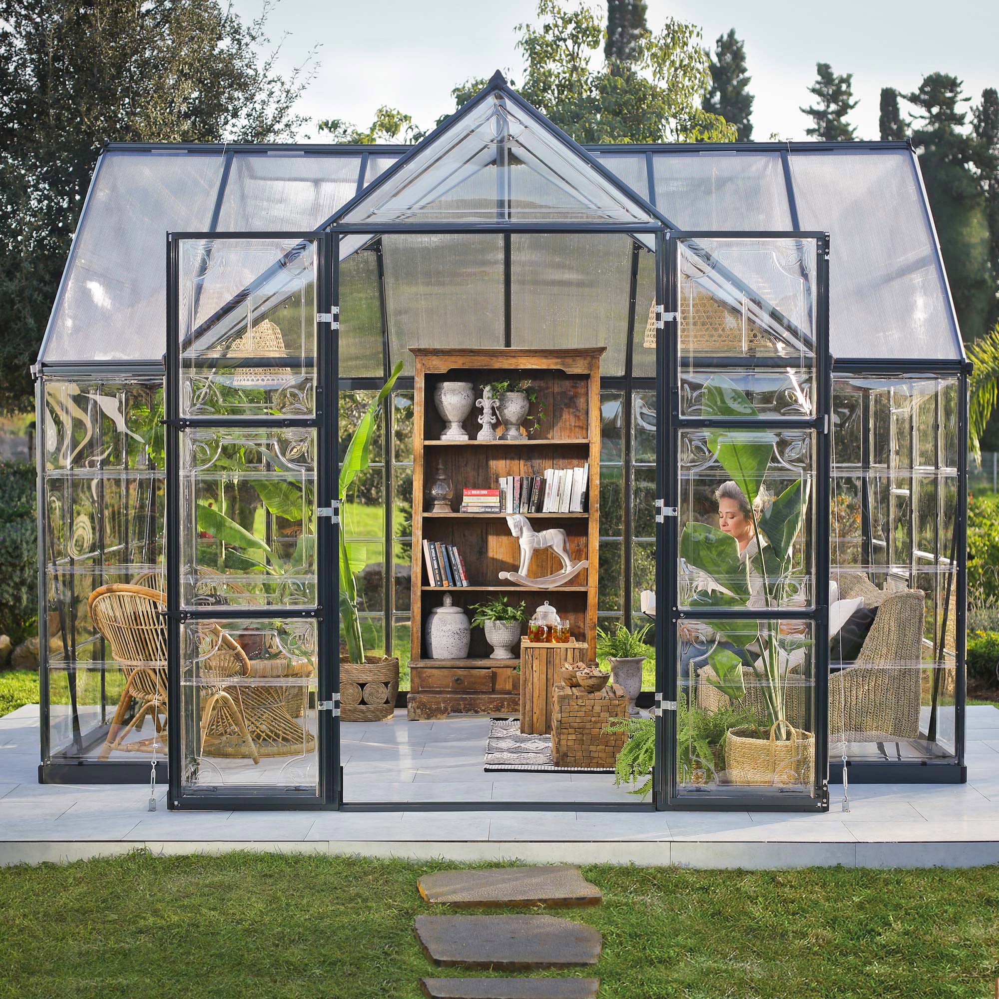Palram Canopia Victory Orangery 10'x12' Greenhouse and Solarium w