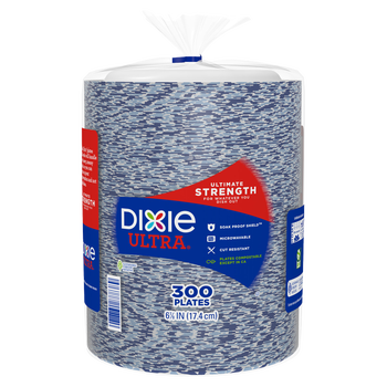 Dixie Ultra Paper Plate, 6-7/8", 300 ct