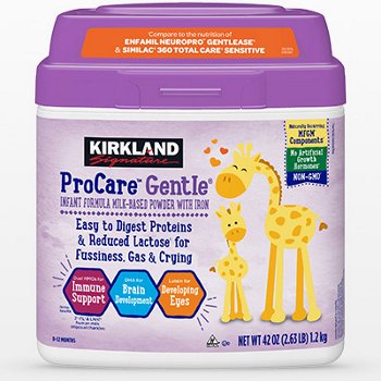 Kirkland Signature ProCare Gentle with Dual HMO's, Non-GMO Formula, 42 oz