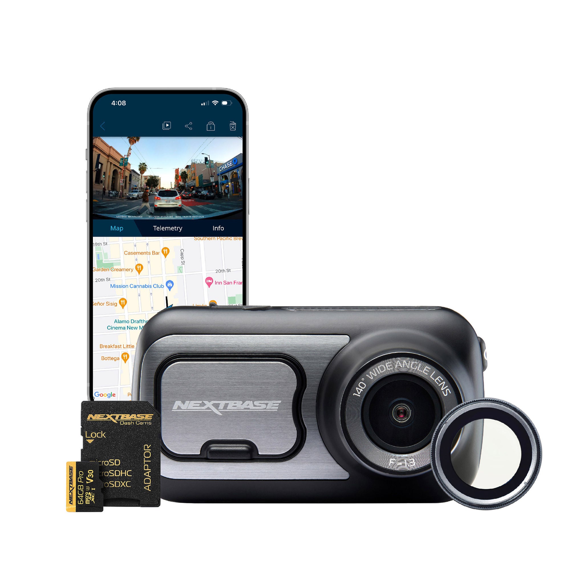 Nextbase 422GW 1440p Dash Cam Bundle | Costco