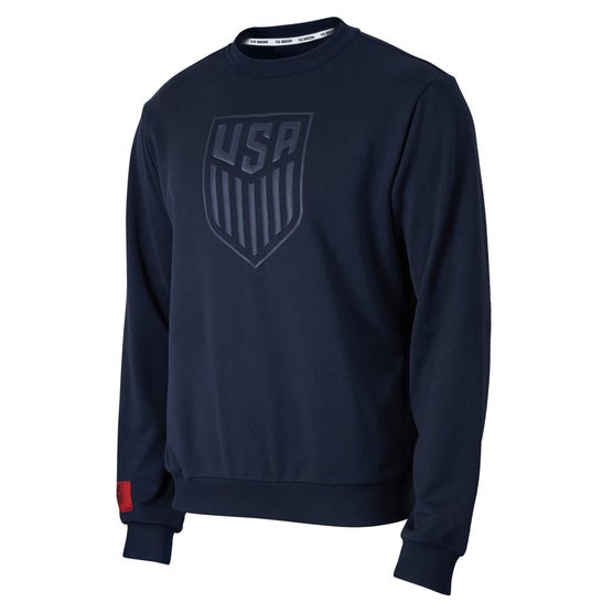 ICON LOGO FELT SWEAT CREWNECK GLAY Icon Logo Sweatshirt Gray