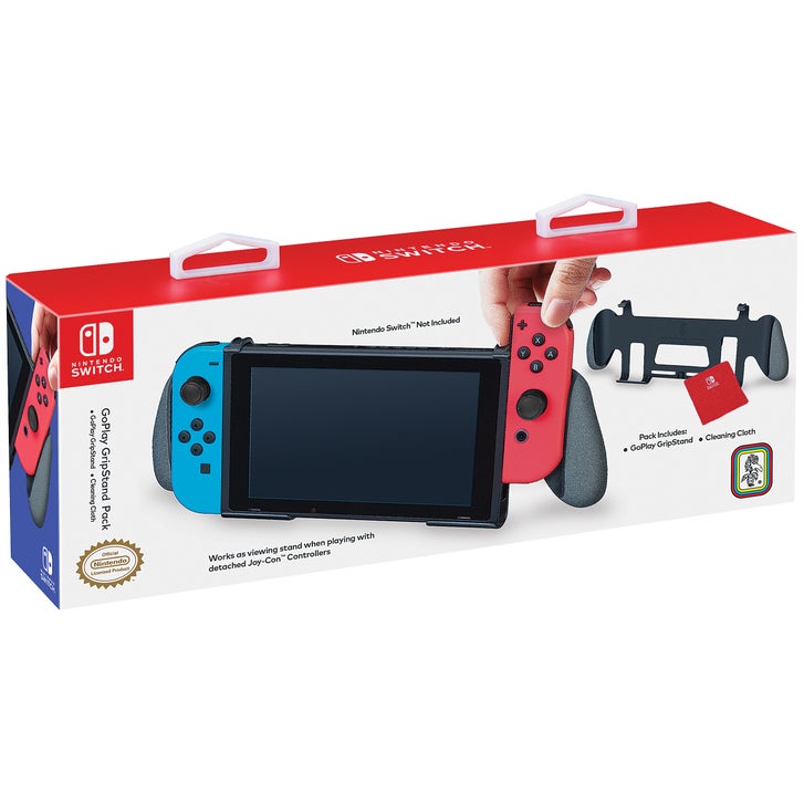 Nintendo Switch Bundle with Go Play GripStand, Pro Controller Nintendo Switch Bundle with Go Play GripStand, Pro Controller
