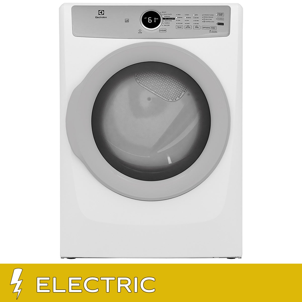 Electrolux Front Load 8.0 cu. ft. Electric Dryer with Luxury-Quiet Sound System