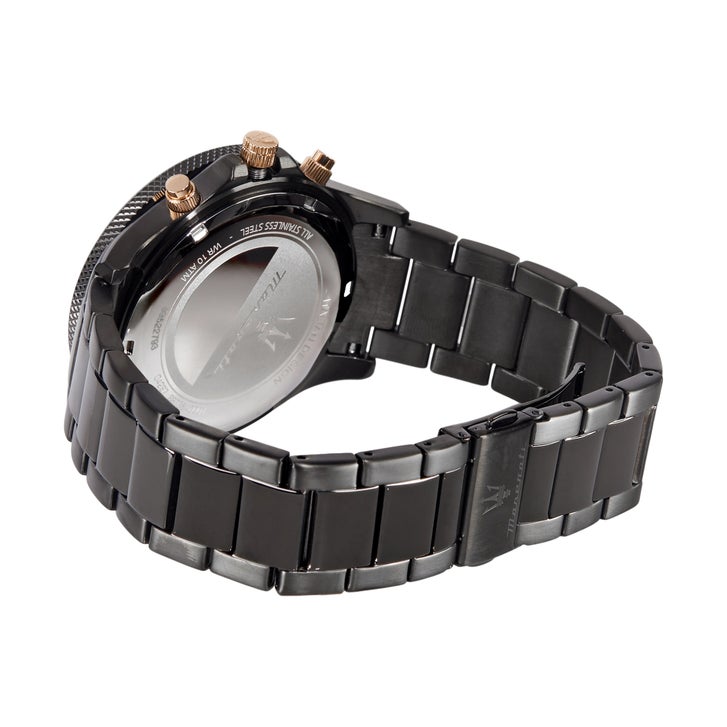 Maserati Sfida Gunmetal Stainless Steel Quartz Chronograph Men's