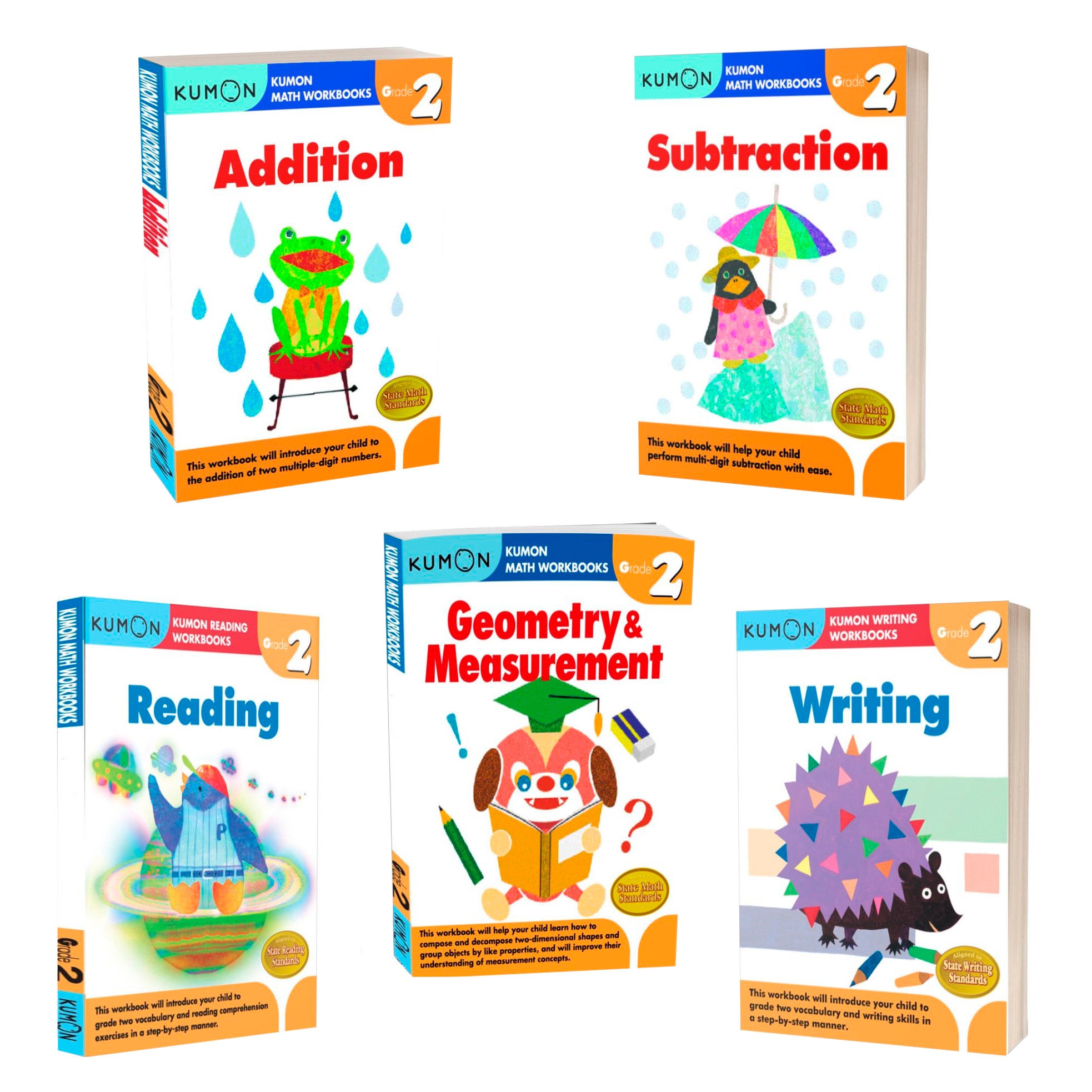 Kumon Grade 2: Five Book Assortment | Costco