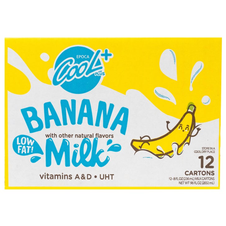 milkcocoa出品 Epoca Cool Plus, Banana Milk, 8 fl oz, 12-count | Costco