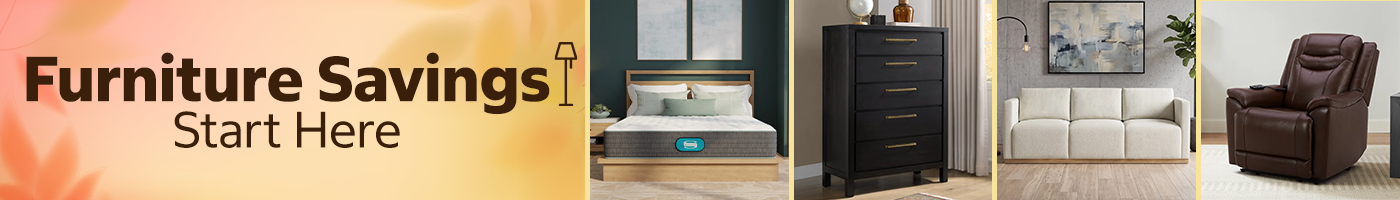 Furniture savings start here.
