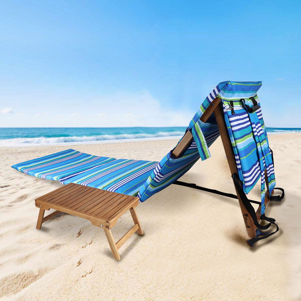 Melino Beach Lounger with Tray Table | Costco