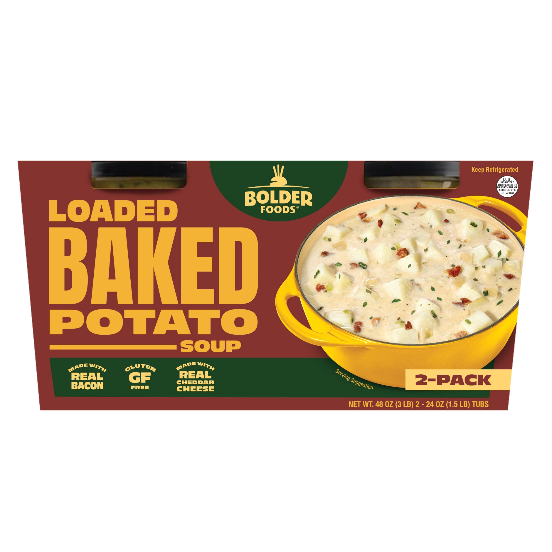 Bolder Foods Loaded Baked Potato Soup
