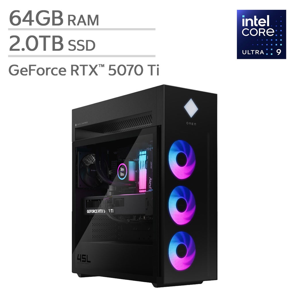 新品　HP OMEN 45L HP OMEN 45L Gaming Desktop PC - Intel Core Ultra 9 285K - NVIDIA