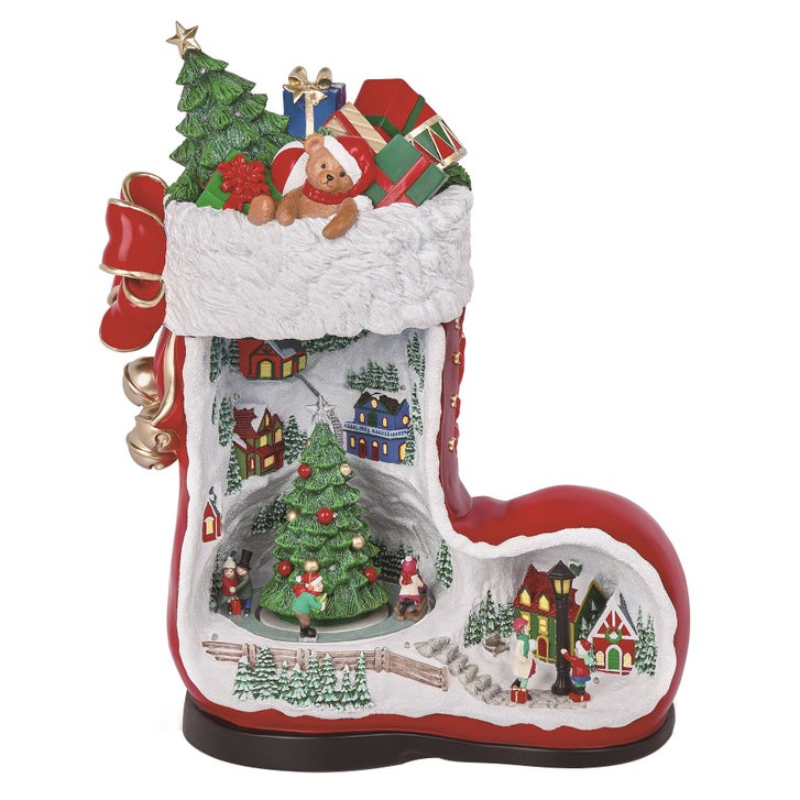 Santa Boot with Musicコストコクリスマス 44.2 cm (17.4 in.) Santa Boot with Music | Costco