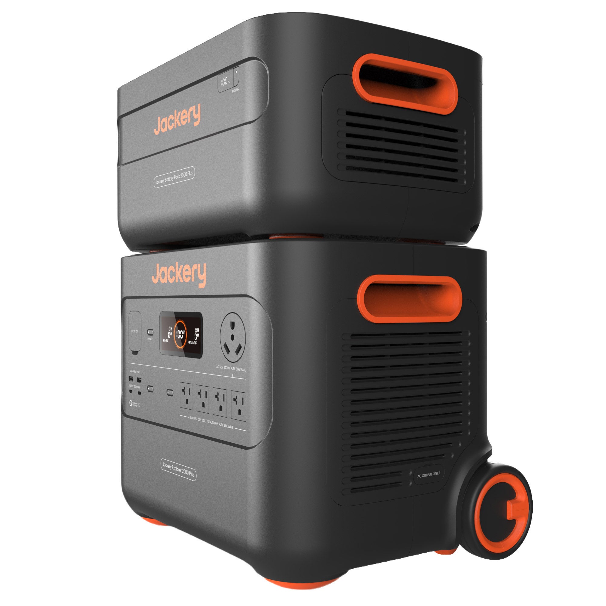 Jackery E2000 Plus with Battery Pack and Manual Transfer Switch