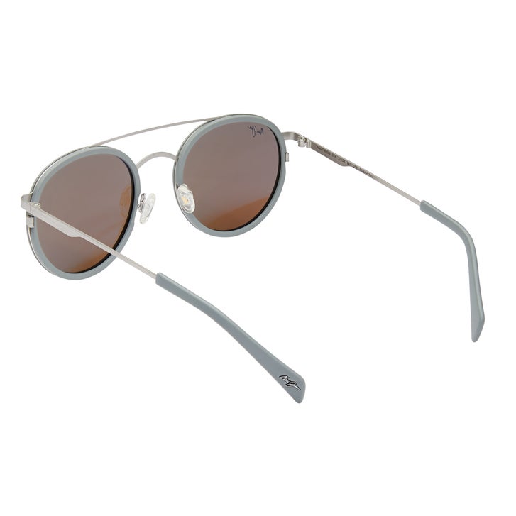 Maui Jim Even Keel B534-17A Brush Silver Blue Hawaii Polarized