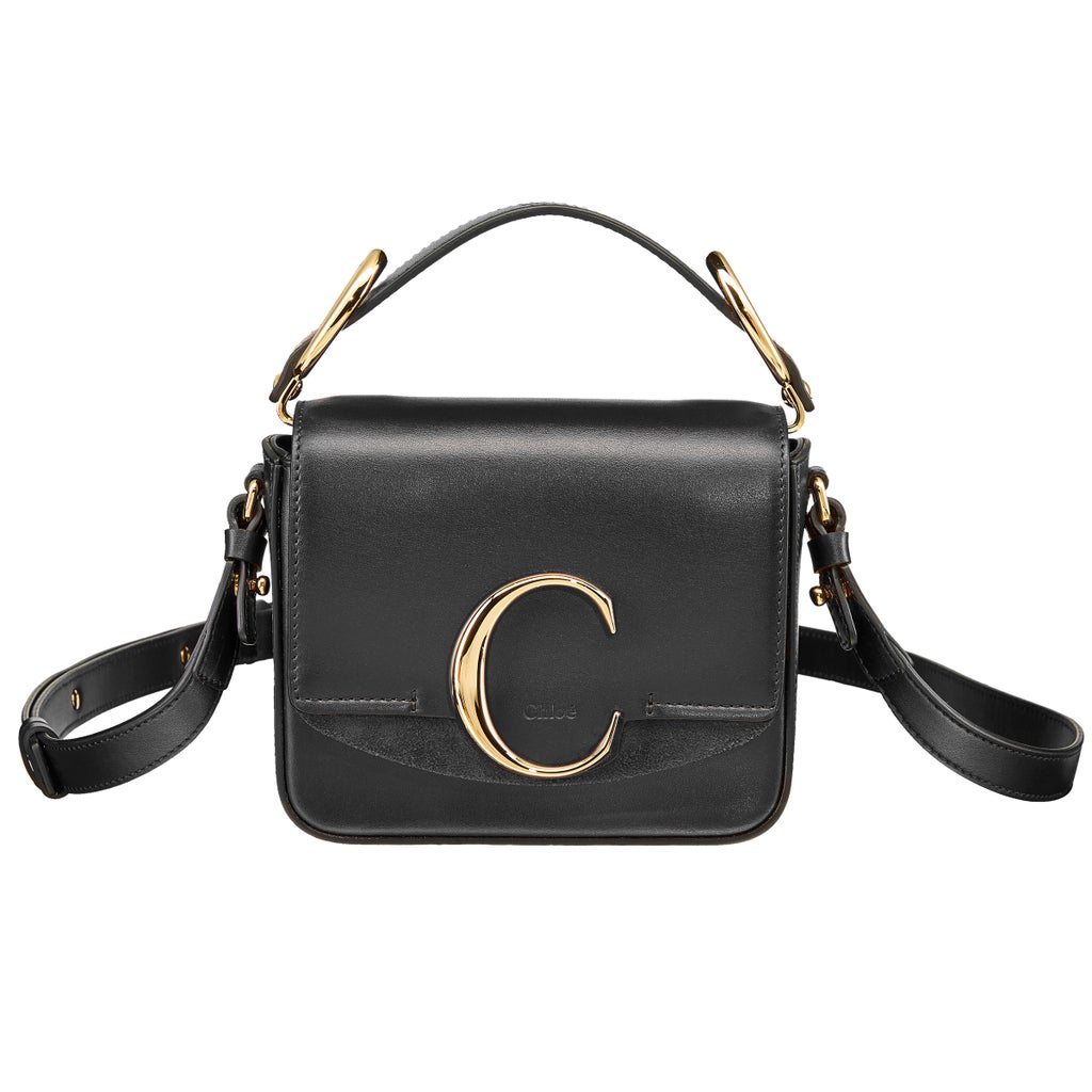 ChloéのChloé C ミニショルダーバッグ Chloe Mini C Bag, Black | Costco
