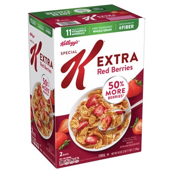 Kellogg's Special K Extra Red Berries, 21.5 oz bag, 2 ct | Costco