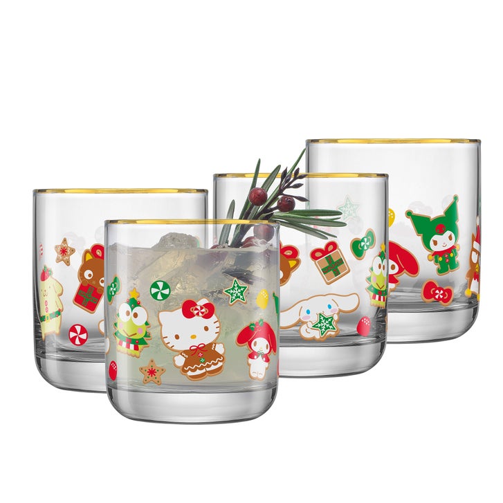 Hello Kitty 295 mL (10 oz.) Short Glass Set, 4-pack | Costco