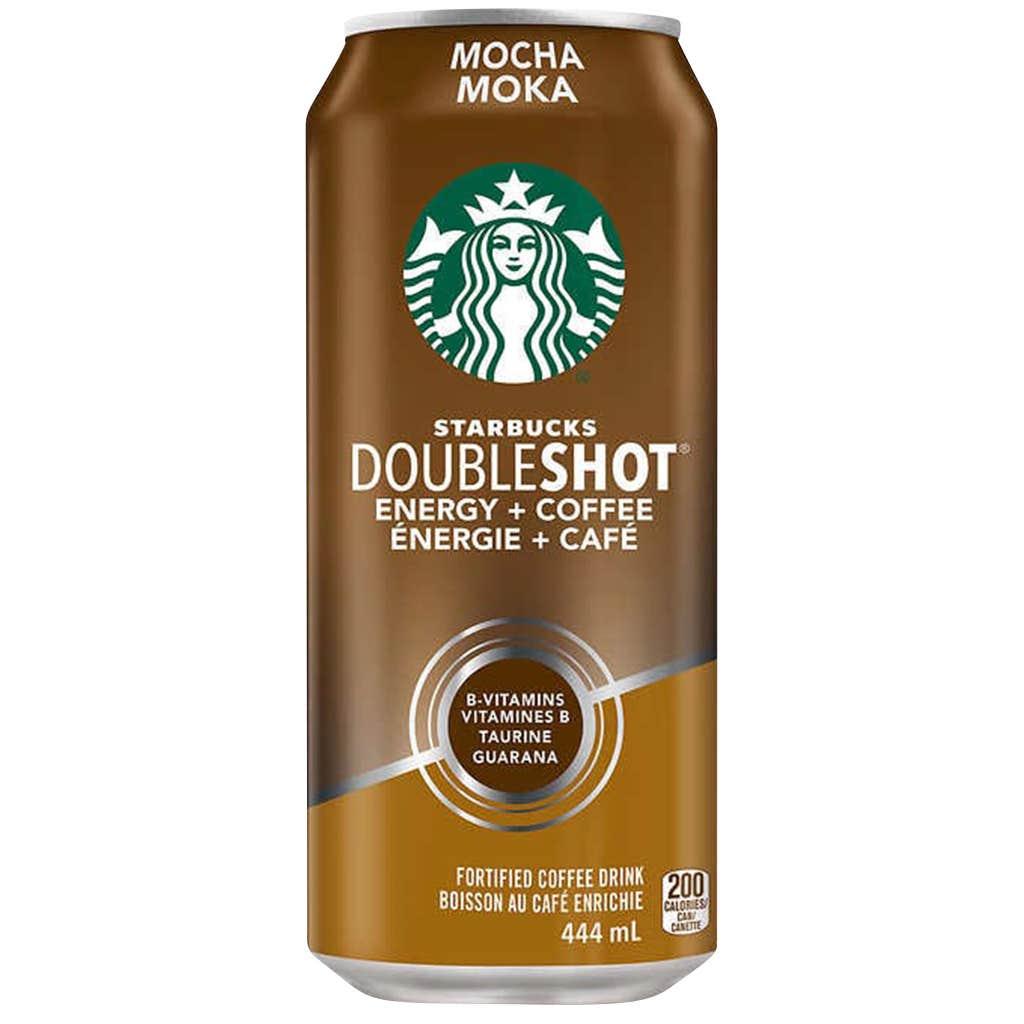 Starbucks Doubleshot mocha energy + coffee fortified coffee drink