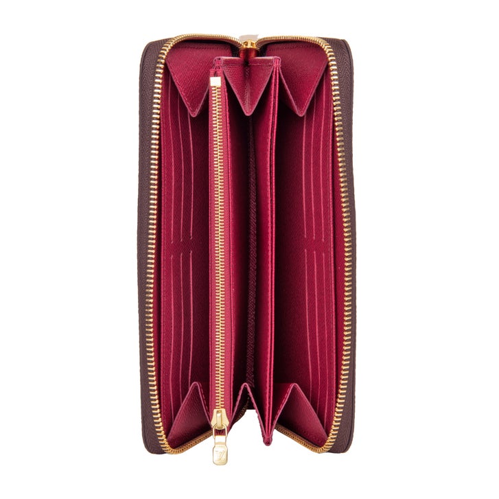 Louis Vuitton Zippy Wallet MM, Brown/Fuchsia | Costco