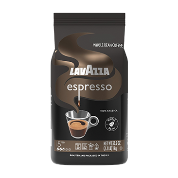 Lavazza Caffé Espresso 100% Premium Arabica Whole Bean Coffee