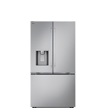 LG Counter-Depth MAX with Zero Clearance 3-Door French Door Refrigerator