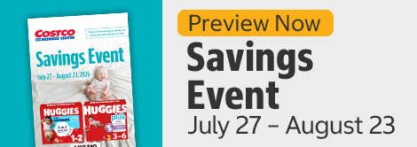 Preview Savings Event
