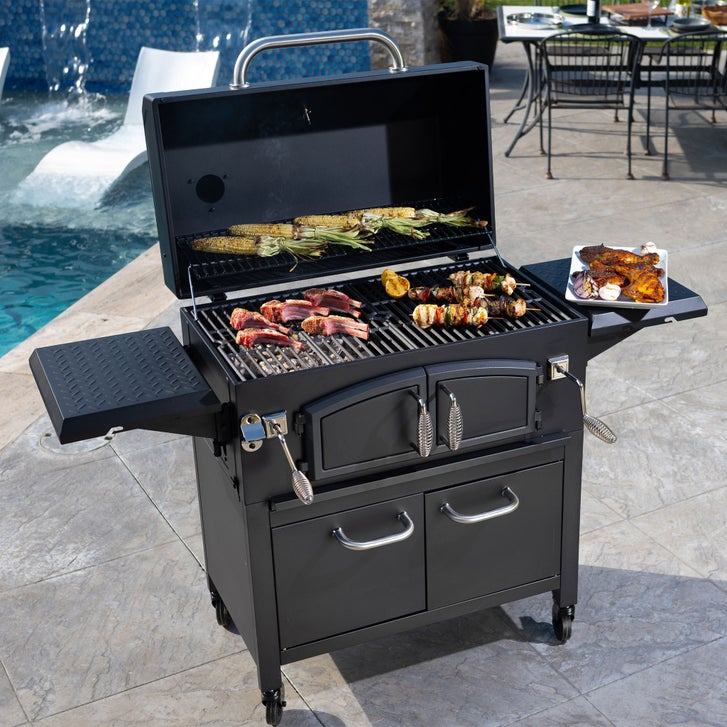 Duro 32 inch Dual Zone Charcoal BBQ | Costco