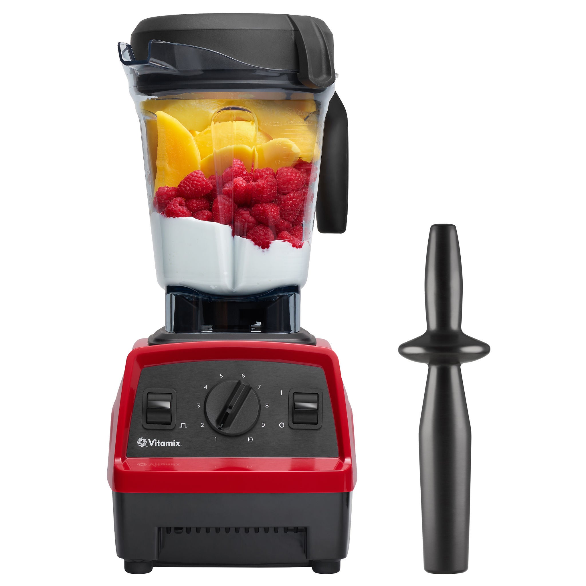 Vitamix E320 レッド ジューサー Vitamix E320 Low Profile Blender, Black or Red | Costco