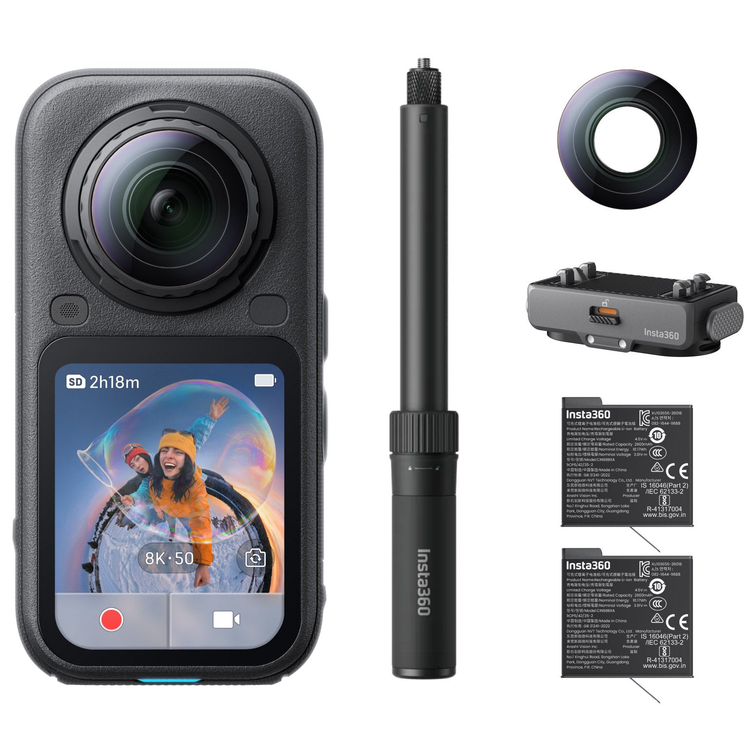 Insta360 X6 - 8K 360 Action Camera Bundle | Costco