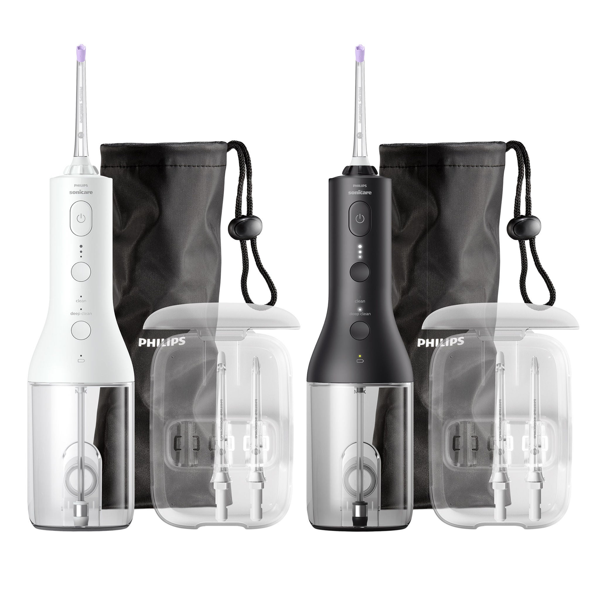 Philips Sonicare Cordless Rechargeable Power Water Flosser, 2-pack