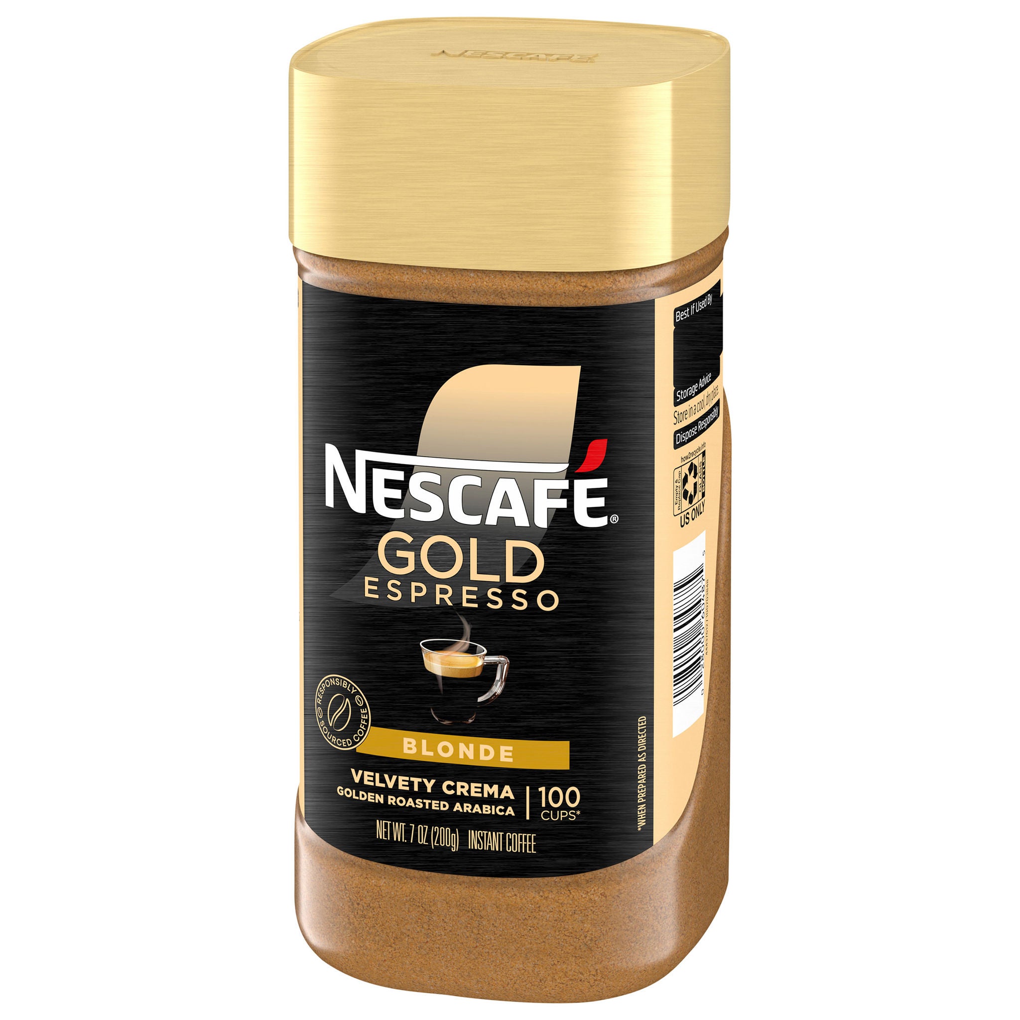 Nescafé Blonde Gold Instant Espresso, 7 oz | Costco