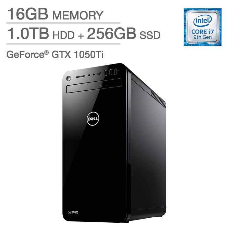 Dell XPS 8930 Tower - 9th Gen Intel Core i7 - GeForce GTX 1050 Ti Dell XPS 8930 Tower - 9th Gen Intel Core i7 - GeForce GTX 1050 Ti