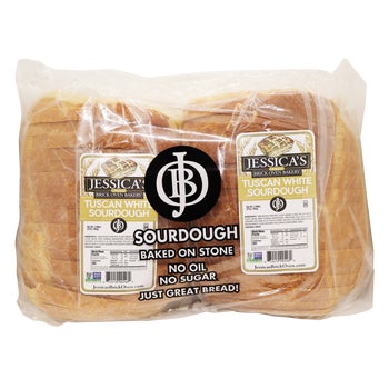 Jessica's Brick Oven Tuscan White Sourdough Bread, 27 oz, 2 ct