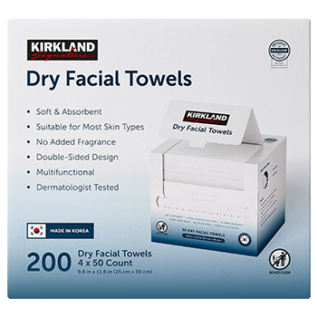 Kirkland Signature Daily Dry Facial Towels