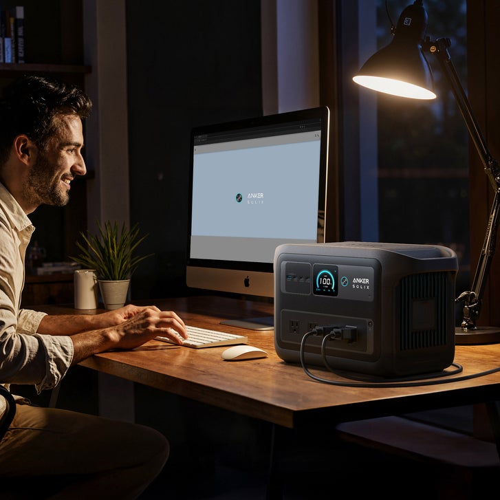 Anker SOLIX C1000X Gen 2 Portable Power Station with 200W Bifacial