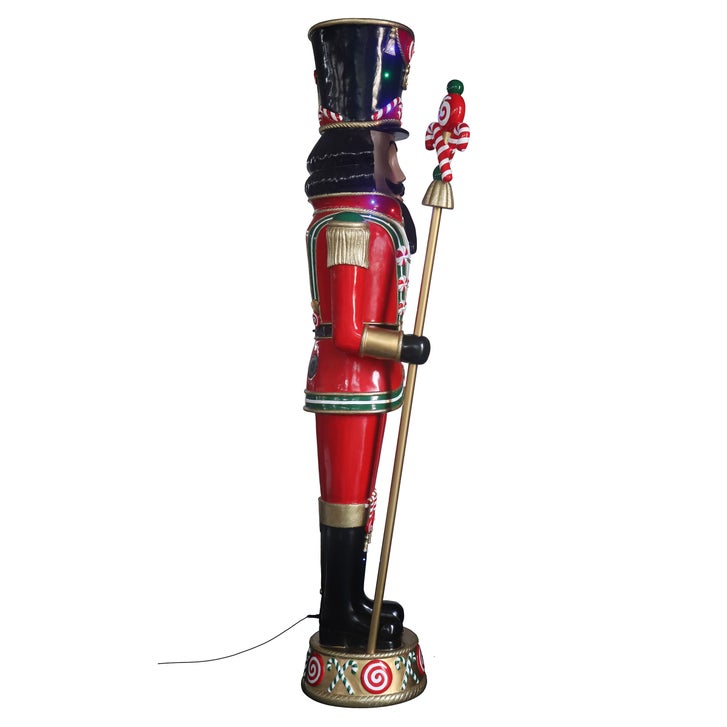 8' Nutcracker with LED Lights and Music | Costco